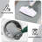 Thick Memory Foam Bath Rugs, Soft Absorbent Velvet Bathroom Mats With Non-Slip Dots Underside-40070950-40070945