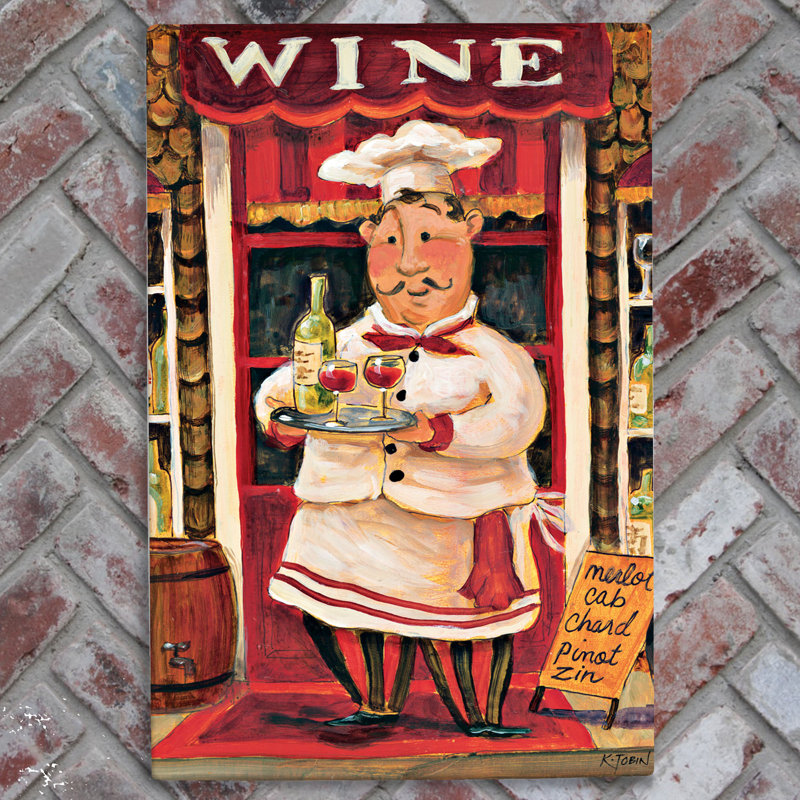 K TOBIN Traditional Food & Beverage Wall Decor on Ceramic