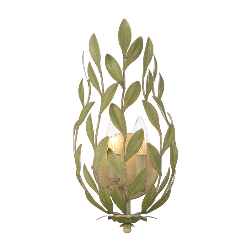 Bransbury 8.25'' Champagne Green Tea Sconce