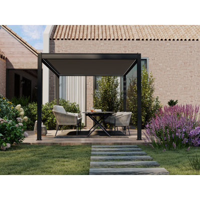 4X4M Mit LED-Leuchten Pergola