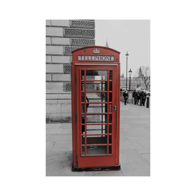 London London Box Box par Pixy Paper - photographie sur toile tendue, H 40 po x l 26 po x P 1,5 po