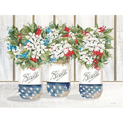 " Red, White And Blue Blooms " by Cindy Jacobs