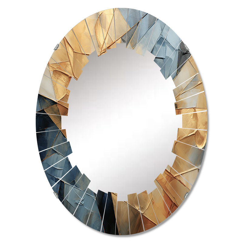 Miroir mural ovale, miroir décoratif moderne - Ceinture, 30 po x 20 po