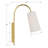 Alexa 1 Light Aged Brass Wall Mount-71633365