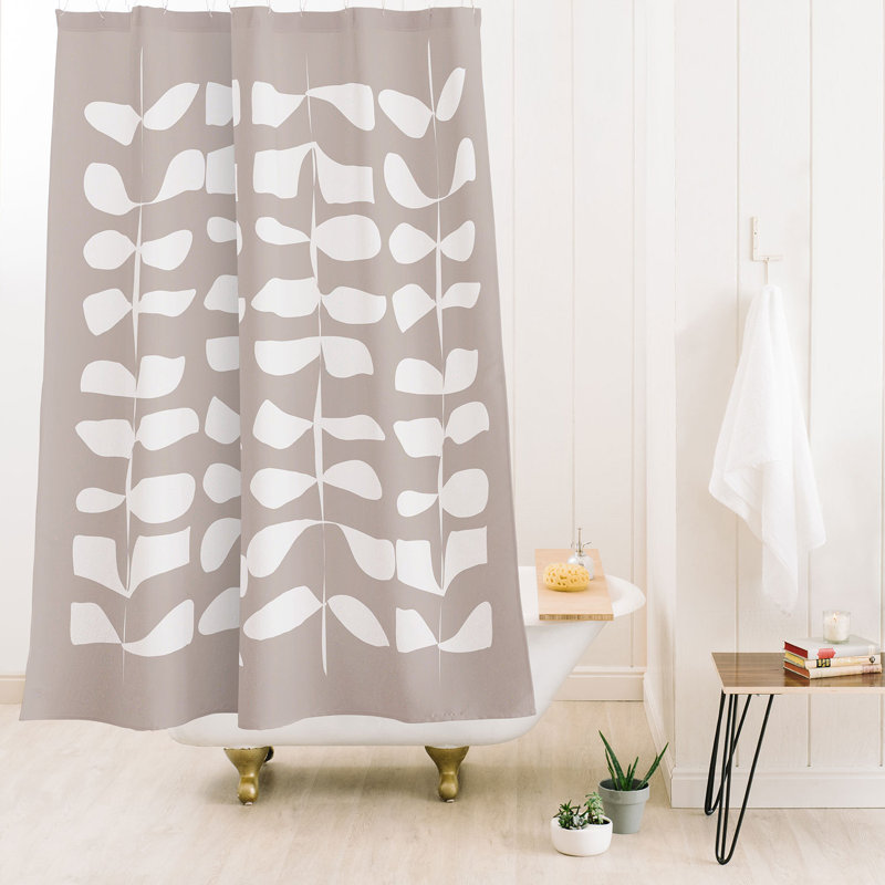 Rideau de douche Little Arrow Design Co, Beige / abstrait