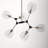 Rhythm 6 - Light Dimmable Sputnik Modern Linear Chandelier