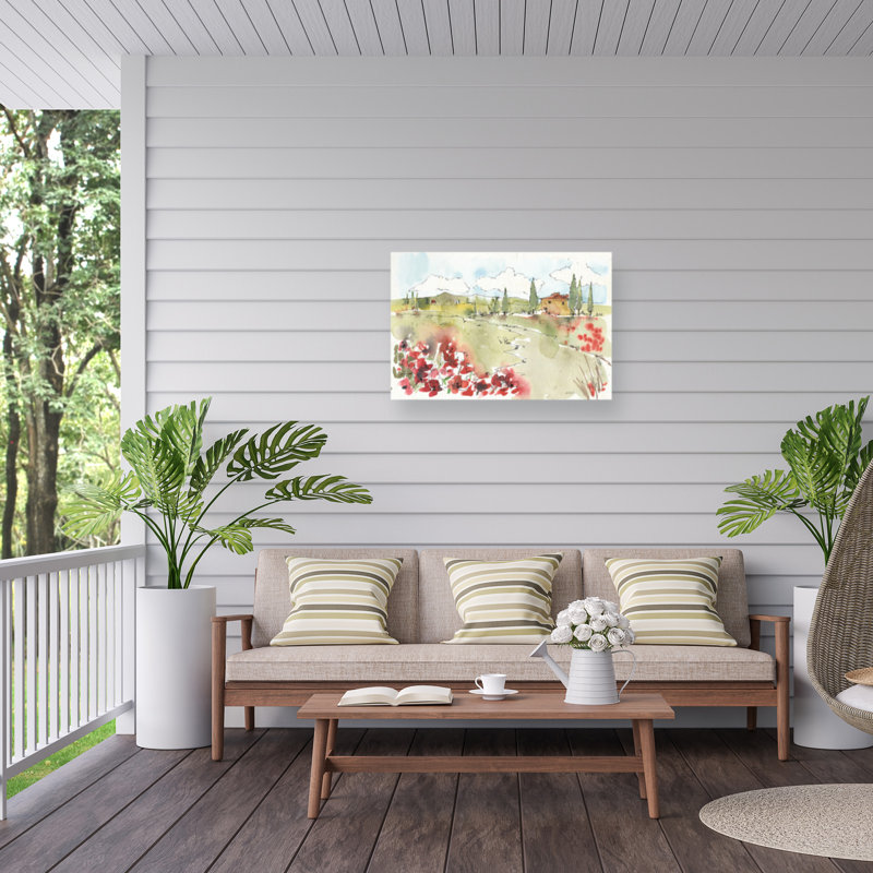 Toile pour l'extérieur Anne Tavoletti «Tuscan Elegance II», H 16 po x l 24 po x P 1,5 po