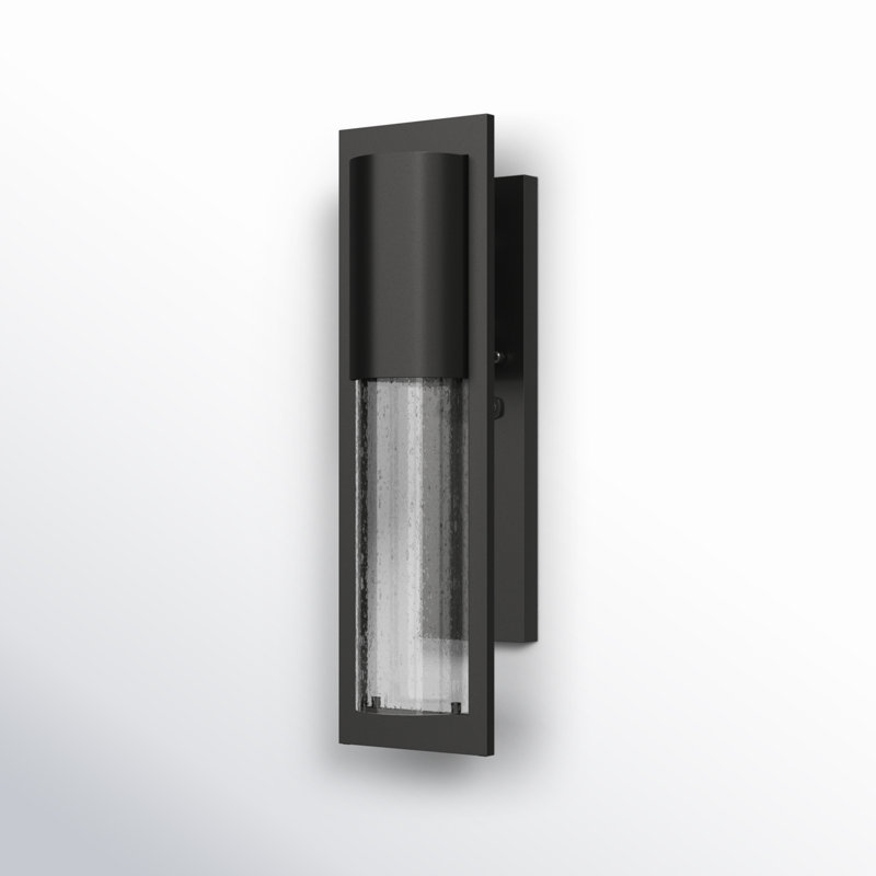 Dwell LED Outdoor Sconce, 15.5" H x 4.5" W x 4.75" D, Incandescent, Black