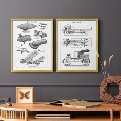 Industrial Flight-Premium Framed Print -Ready to Hang - No Nails Required - No Nails Required