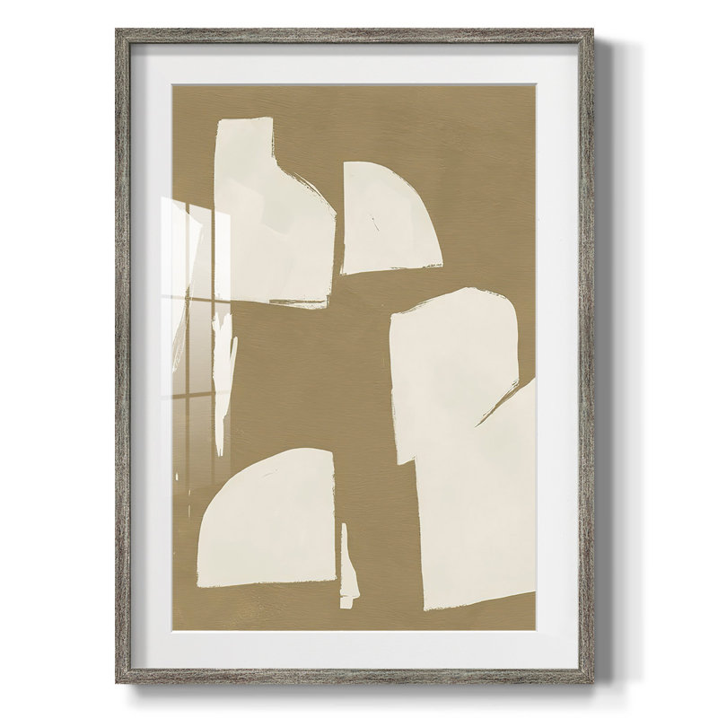 «ChunkyAb Abstract», reproduction encadrée, Vieilli, H 28,5 po x l 20,5 po