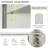 Grey Triangle Bathroom Storage Cabinet With Adjustable Shelves-852862198