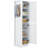 Tall Freestanding Bathroom Storage Cabinet, White MDF With Hook And Adjustable Shelf | Gift Idea-2046049029