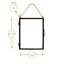 Nicola Spring - Hanging Metal Photo Frames-114190889-114190895-114190885