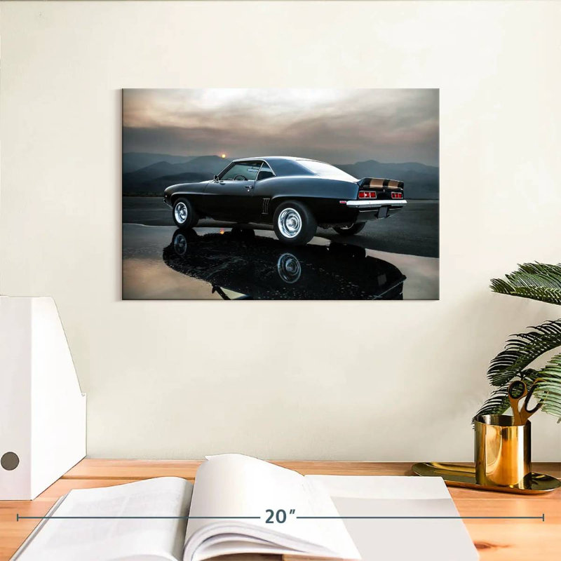 Mehar Muscle Car, 8" H x 12" W