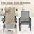 5pcs Patio Dining Outdoor Table Set-274054098-274054124