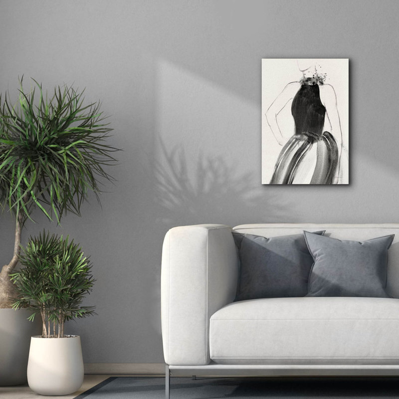 Art mural sur toile Epic Graffiti «Fashionista 2» par Albena Hristova, H 26 po x l 18 po x P 0,75 po