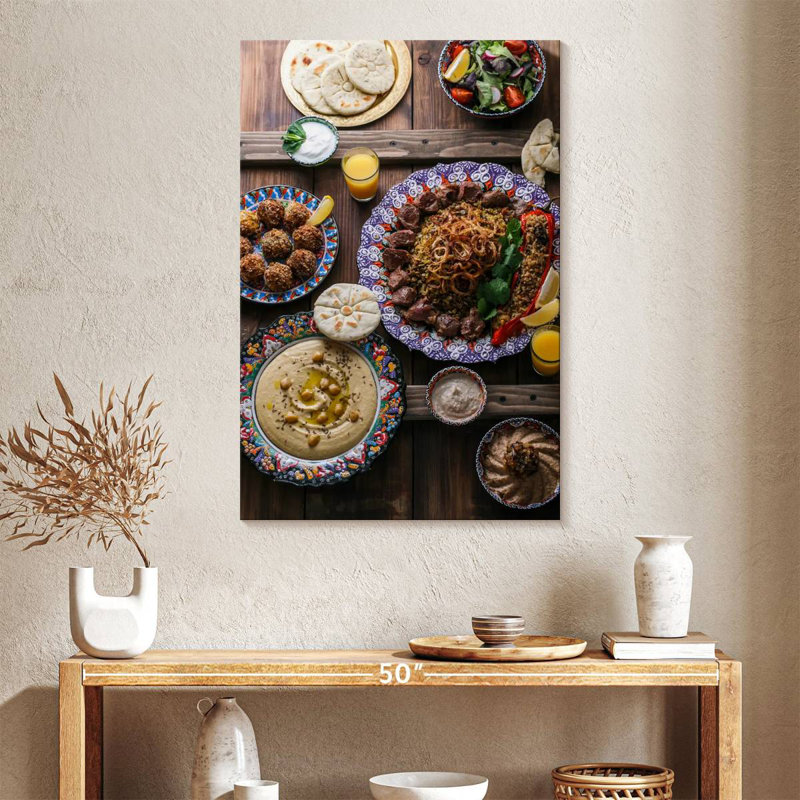 Yarlin Middle Eastern Meze, 39" H x 26" W