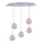 Luminaire suspendu sphère 5 lumières Tietjen-1894832727