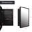 Pancras 16'' W 24'' H Recessed Framed Medicine Cabinet Mirror