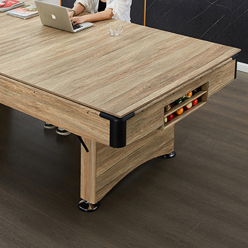 Table de billard multi-jeux 8 pi IQOWEL, Vert, Bois, H 31,5 po x l 54 po x P 96 po