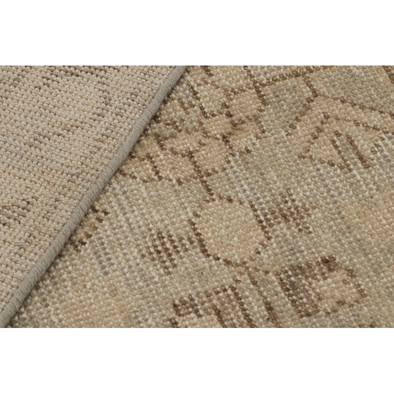 Distressed Homage Hand Knotted Wool Animal Print Area Rug, Rectangle 8' x 10'