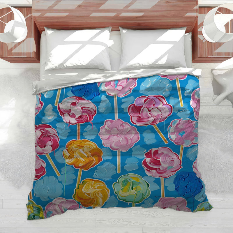 Édredon en coton Cotton Candy Bedding, Édredon simple très long