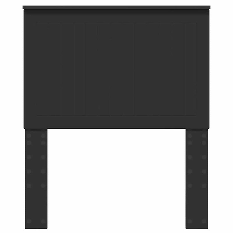 Headboard, European Toddler (80 x 160 cm), Black Oak