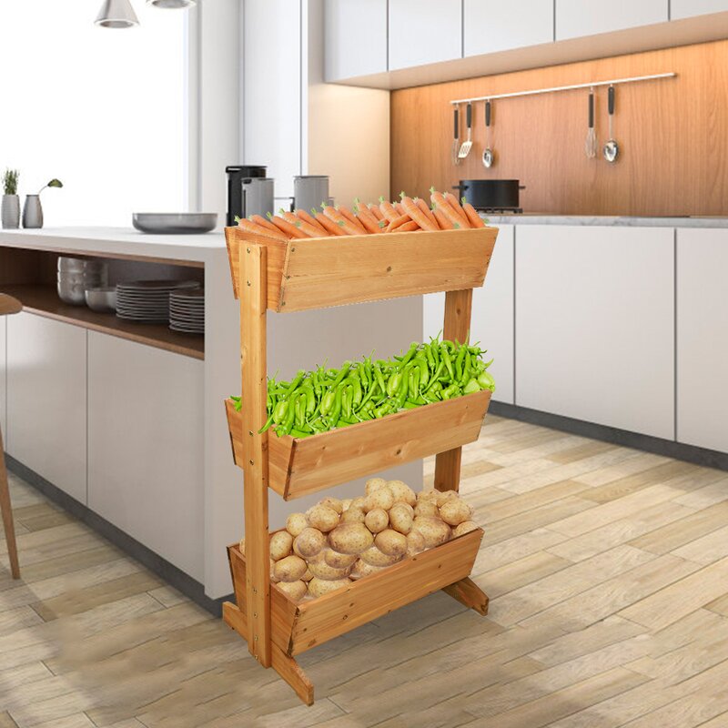 Arlmont & Co. Schaefer Wood Vertical Garden & Reviews | Wayfair