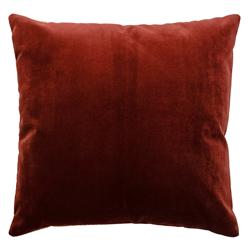 Prospect Park Square Pillow Cover & Insert, Square 22", Terracotta Floral