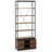 8-tier Bookshelf 79'' Freestanding Bookcase w/ 4 Fabric Drawers & Storage