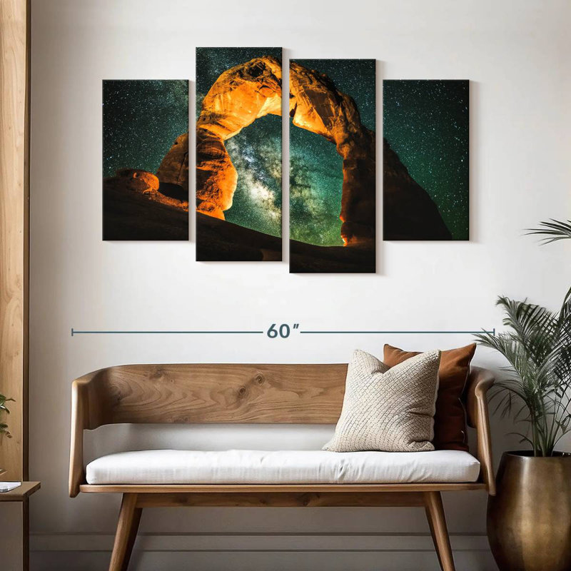 Oberle Delicate Arch Starry Night, 32" H x 52" W