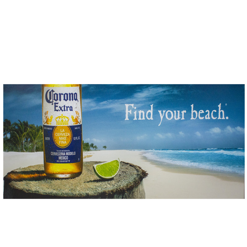 Art mural sur toile 23,5 "Corona Beer
