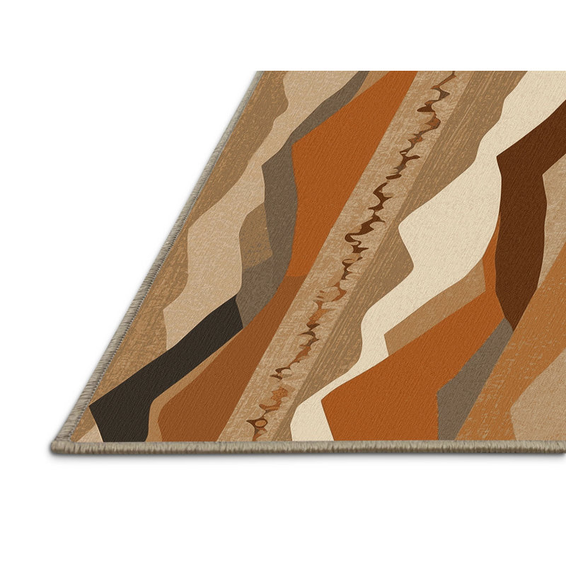 Copper Veil Rug, Rectangle 3' x 5'
