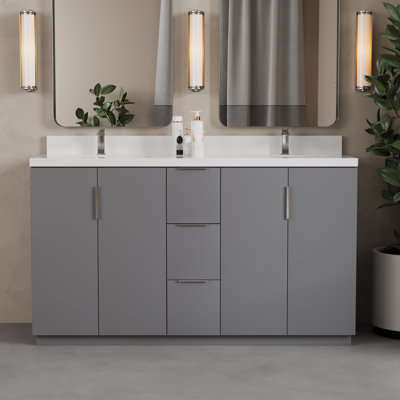 Sedalia 60-in. Double Vanity Grey