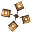 Filey 4 - Light Chandelier
