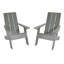Chaise Adirondack en plastique Byrnes-991215707