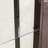 Curio Cabinet with Tempered Glass Doors, Mirrored Back, and Adjustable Shelves-181954025