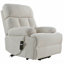 Fauteuil inclinable électrique surdimensionné en tissu pour personnes âgées - Télécommande, poche latérale, siège spacieux