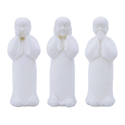 S/3 3.5x3x9.8" Standing Monks