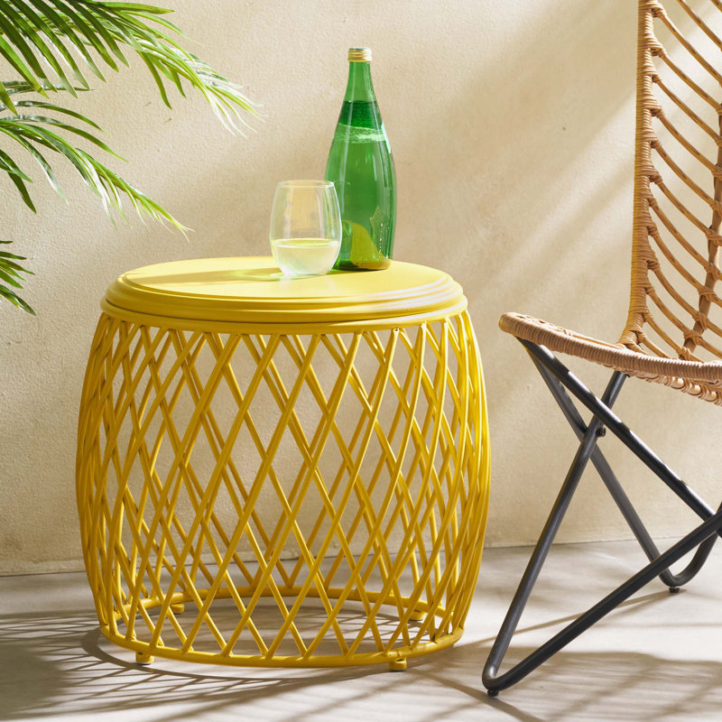 Alamera 19.75 Side Table, Yellow