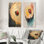 «Ladybug at the Forest on Slide I», ensemble de 2 reproductions d'art mural en métal