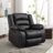 Lamyiah 40.2" Wide Modern and Soft Vegan Leather Manual Recliner with Hidden Cup Holder (Set of 2)-101416337