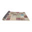 Tapis gris/rose/beige contemporain-288940295