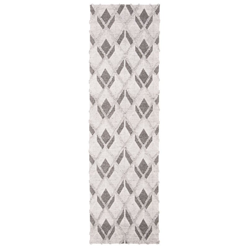 Amritpal Hand Loomed Performance Geometric Rug, Runner 2'3" x 8'