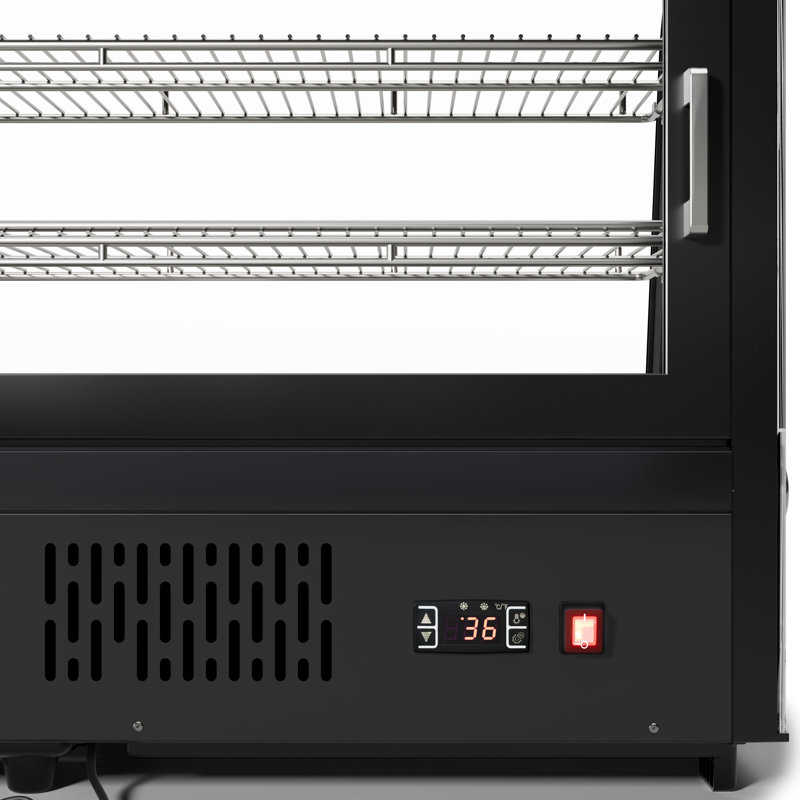 60 in. Countertop Bakery Display Refrigerator in Black, 8 cu. ft. (CDC-8C-BK), Black