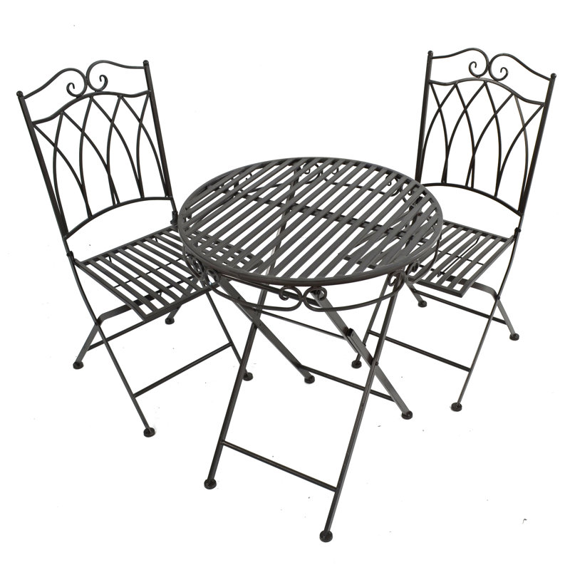 Rochelle 2 Seater Bistro Set, Mocha Brown