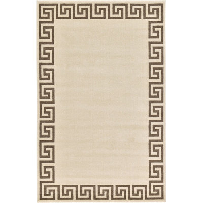 Rhodes Geometric Cream Area Rug