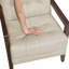 Fauteuil d'appoint rembourré de style moderne, fauteuil confortable-885433132