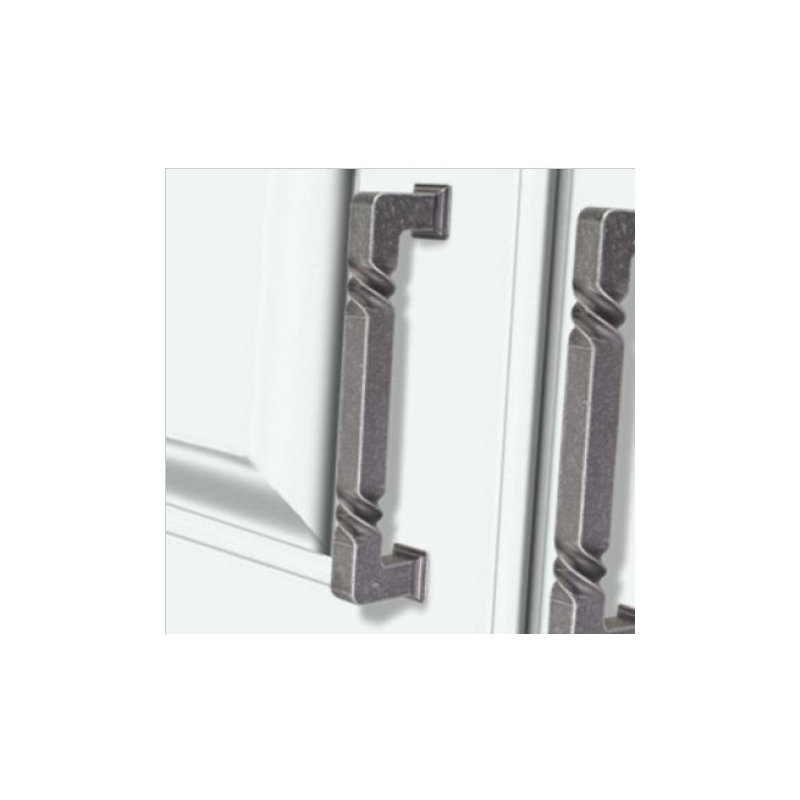Tahoe Bar Pull, Distressed Antique Silver, 3 3/4"