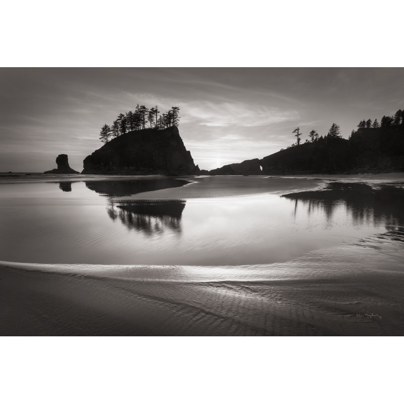 «Little James Island Reflection» par Alan Majchrowicz, reproduction de photo sur toile sans cadre, H 20 po x l 30 po